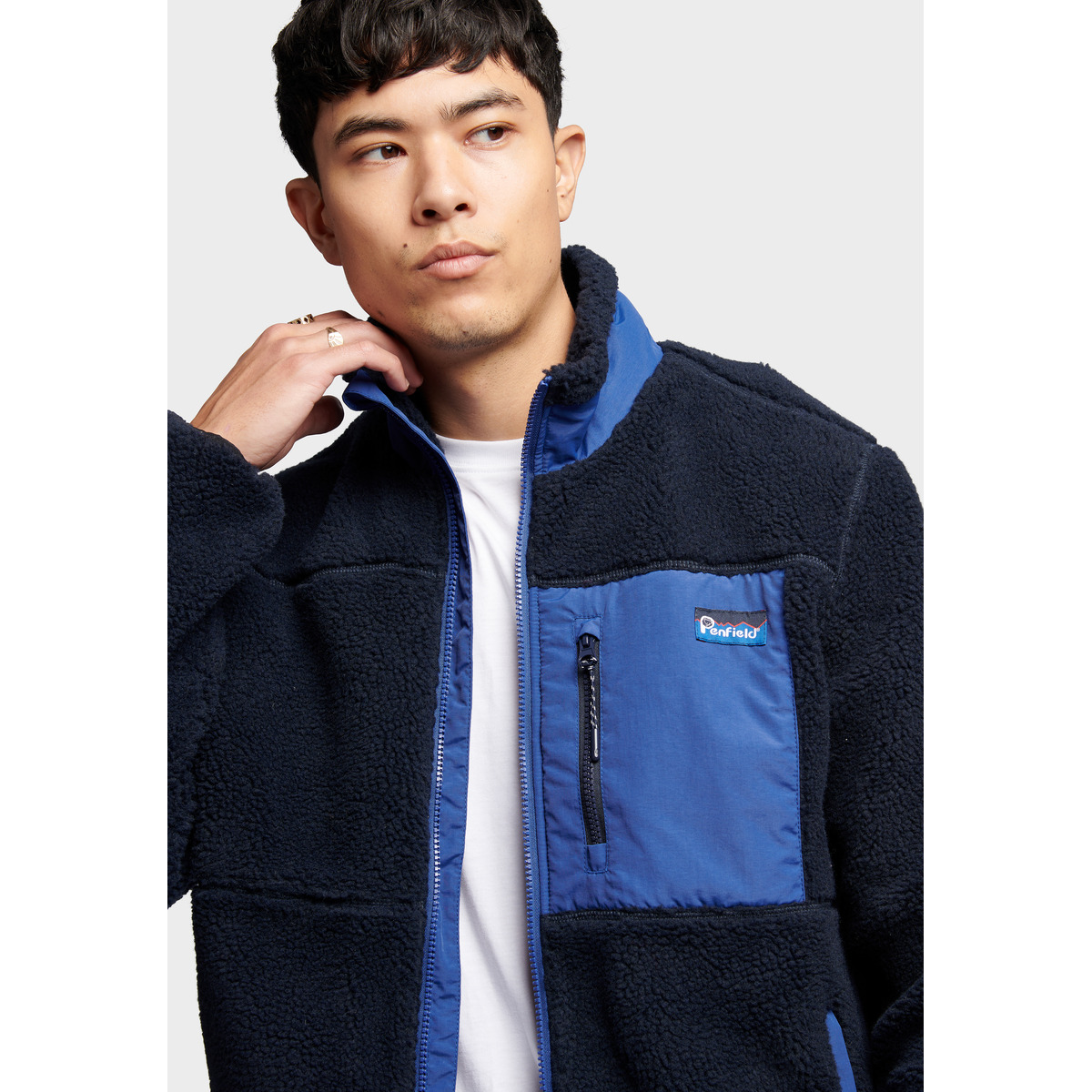 Penfield Mattawa Jacket Fleecejacke dunkelblau