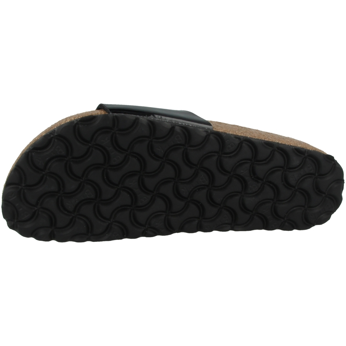 Birkenstock Madrid Birko-Flor Lack Sandale normal schwarz