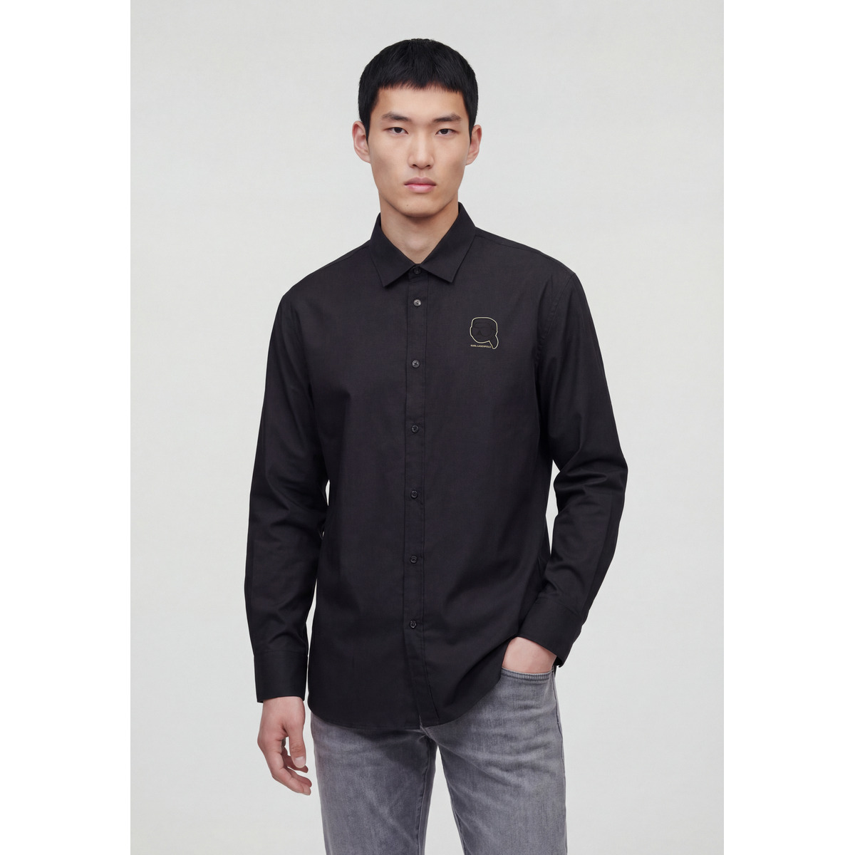 KARL LAGERFELD 605916 Hemd schwarz