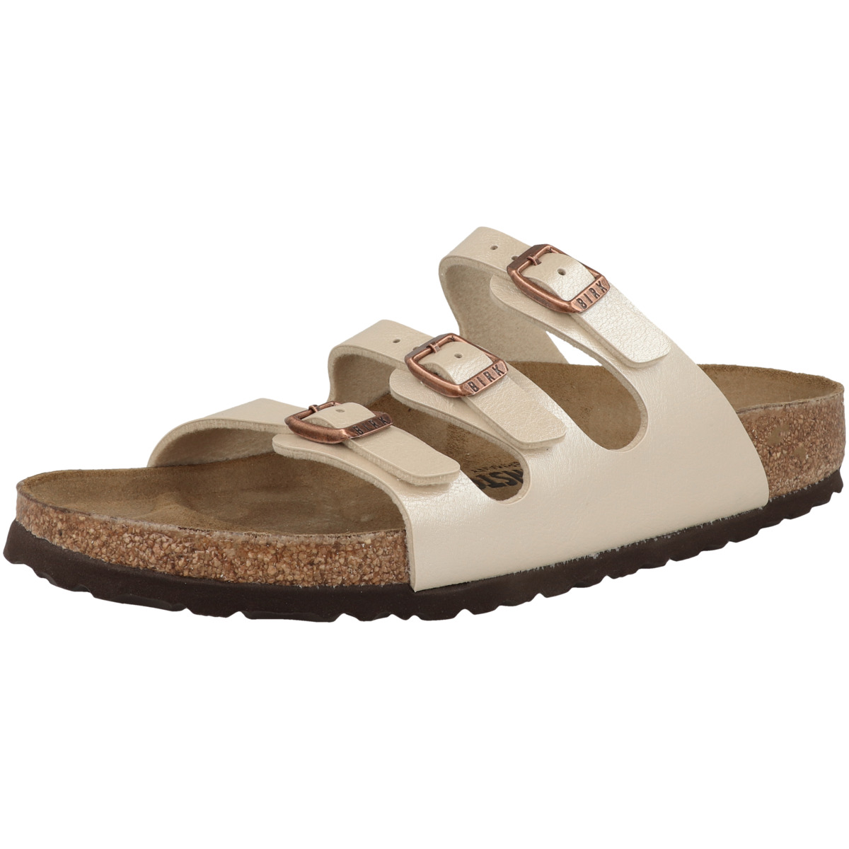 Birkenstock Florida Birko-Flor Graceful Sandale schmal beige
