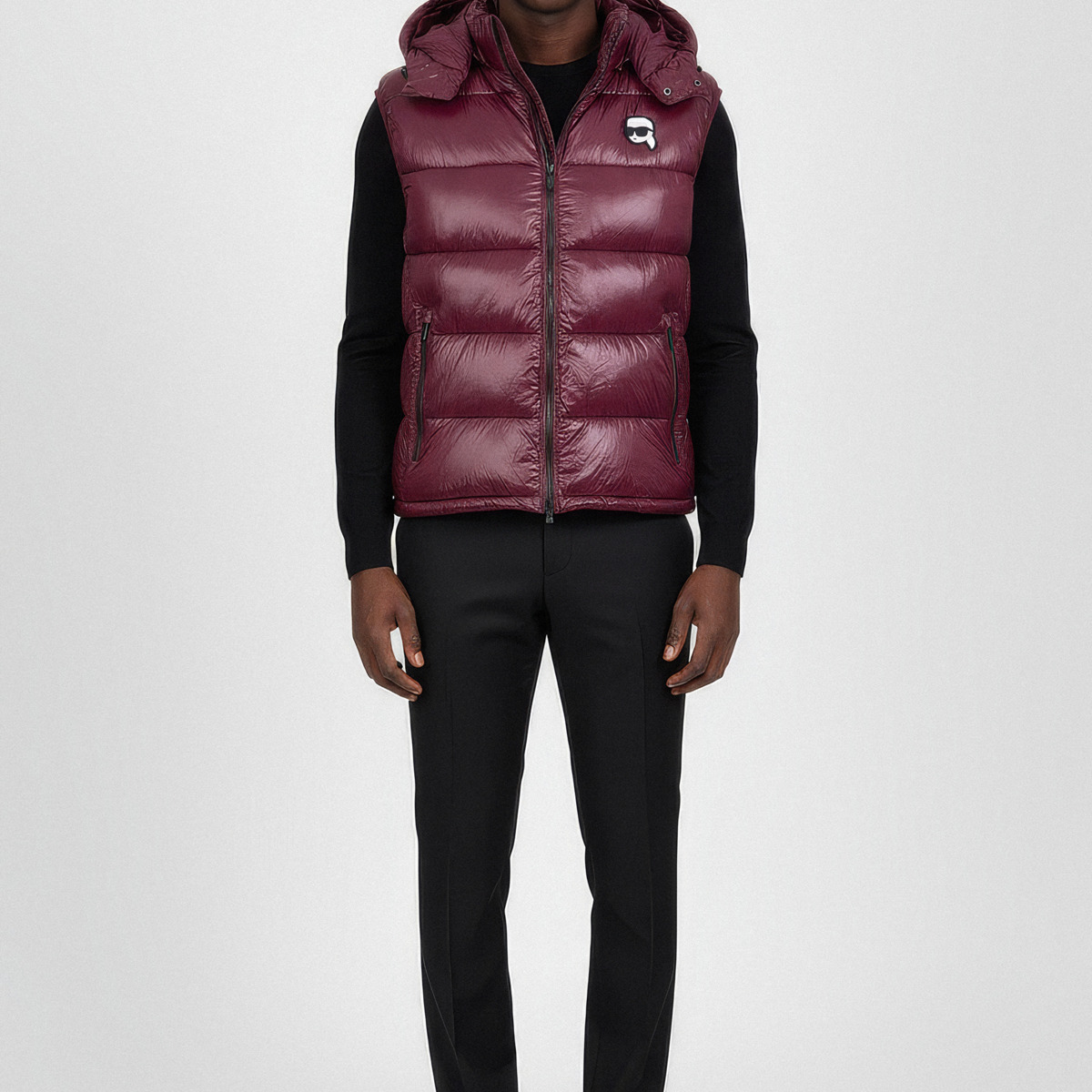 KARL LAGERFELD 505023 Weste bordeaux