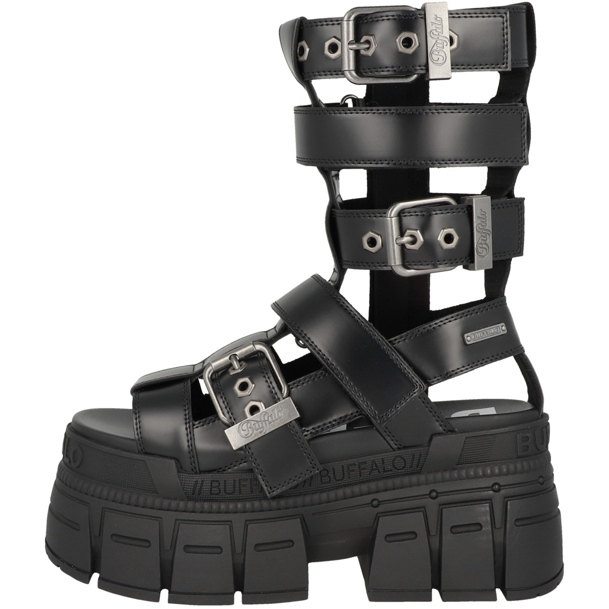 Buffalo Gospher Zeus Sandale schwarz