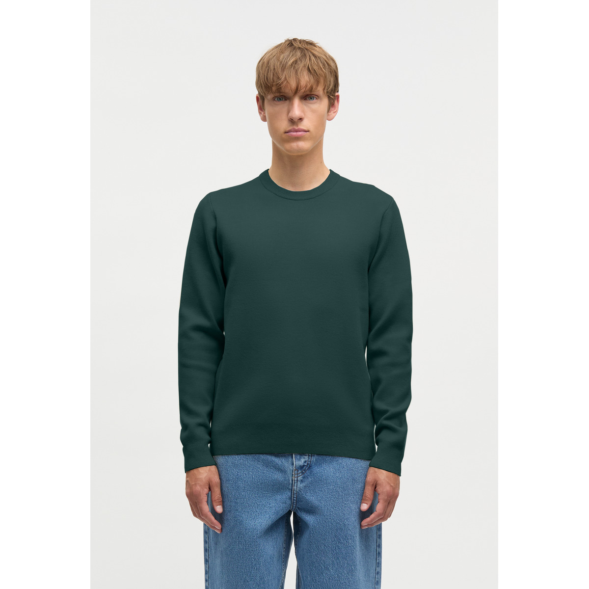 Mads Norgaard Urban Chase Pullover dunkelgruen