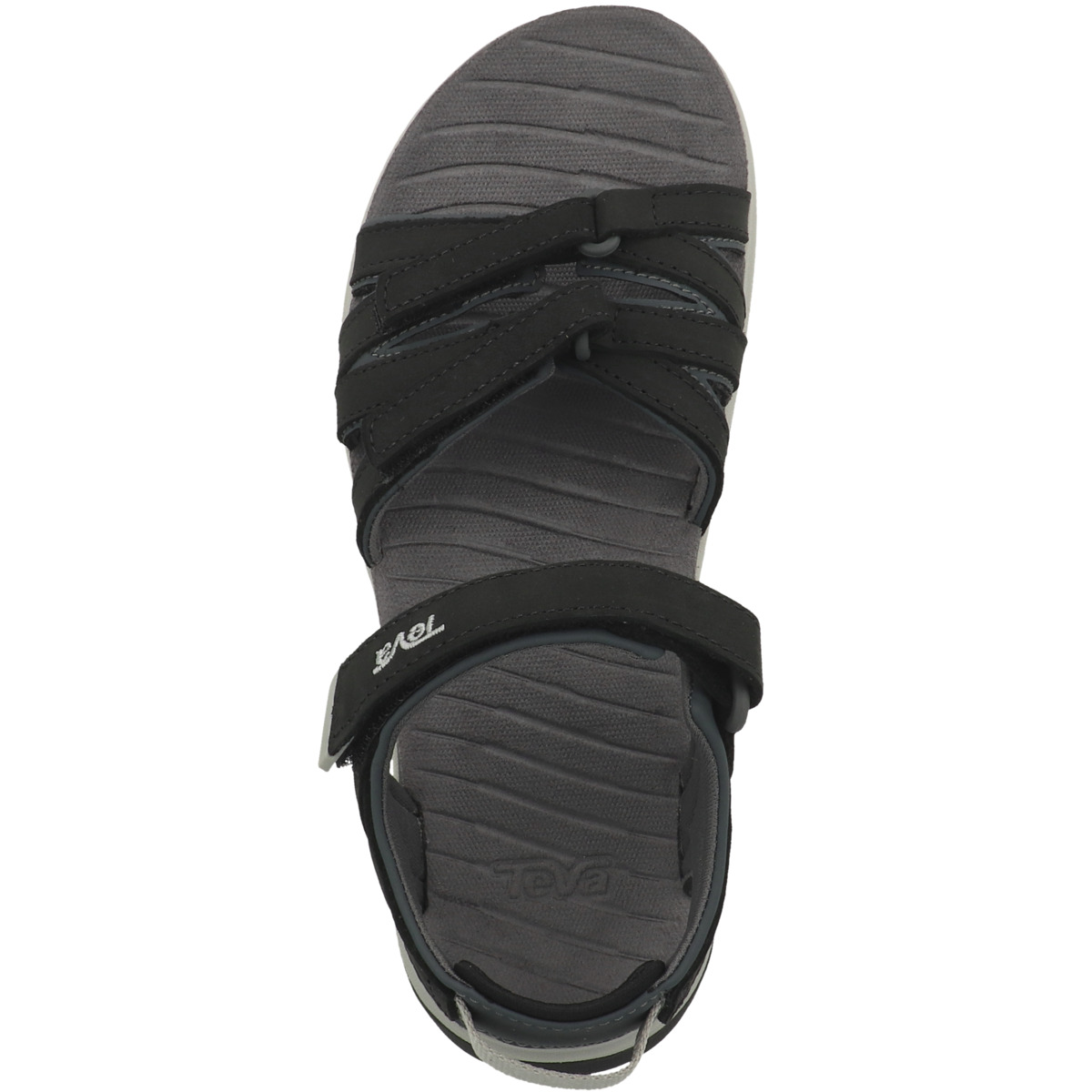 Teva Tirra Sport Leather Sandale schwarz