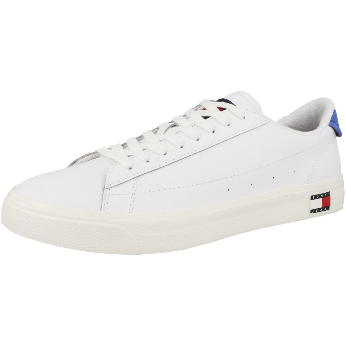 Tommy Hilfiger Tommy Jeans Leather Vulcanized Sneaker weiss