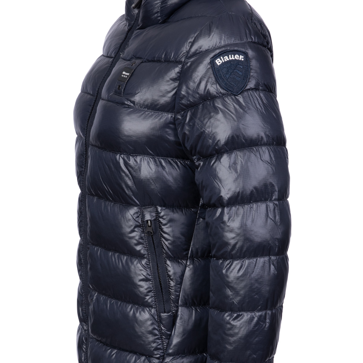 Blauer Adelaide Steppjacke dunkelblau