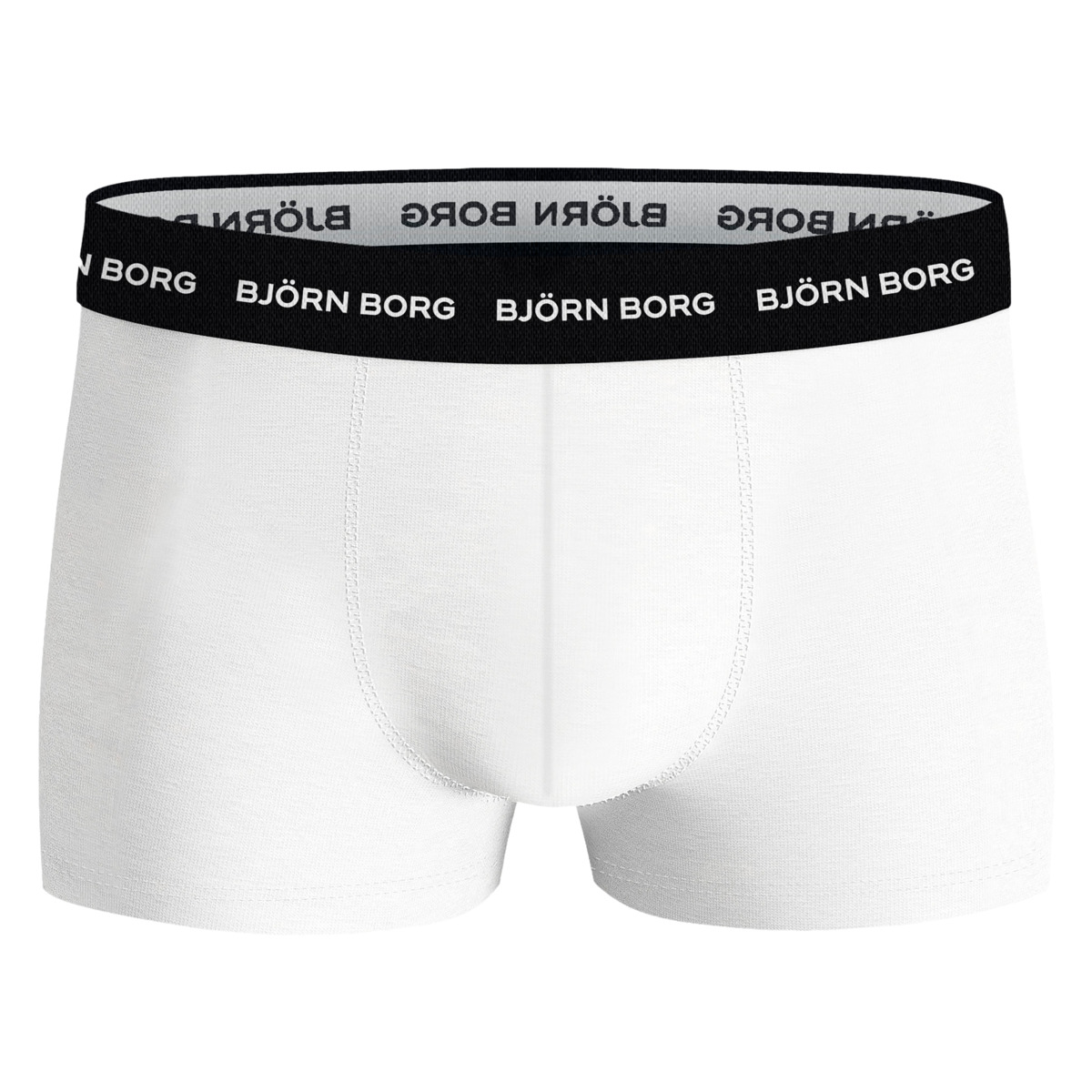 Björn Borg Cotton Stretch Trunk 3er Pack Boxershorts weiss