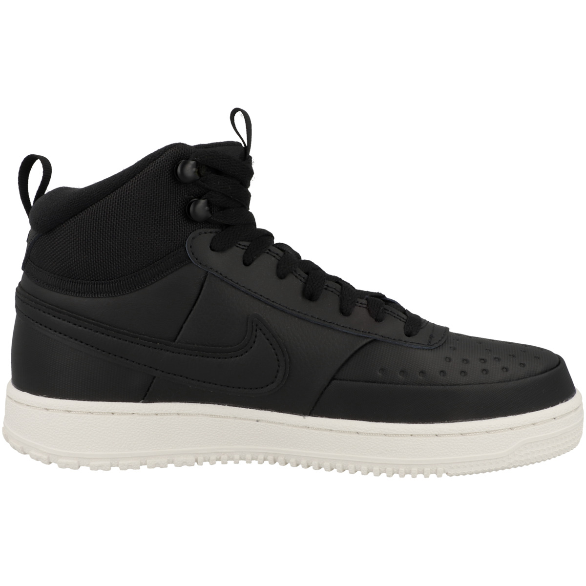 Nike Court Vision Mid Winter Sneaker schwarz