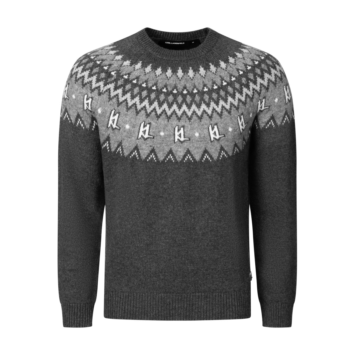 KARL LAGERFELD 655026 Strickpullover dunkelgrau