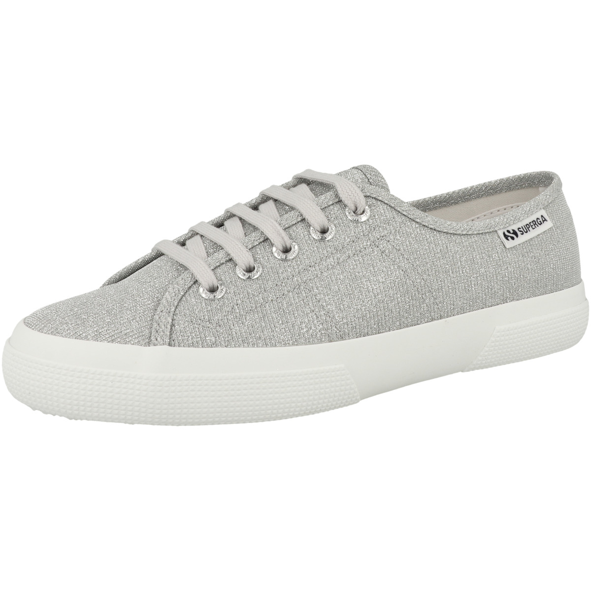 Superga 3750 Jersey Lame Leggera Sneaker low silber