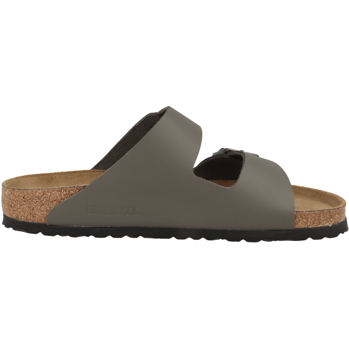 Birkenstock Arizona Naturleder Sandale normal grau