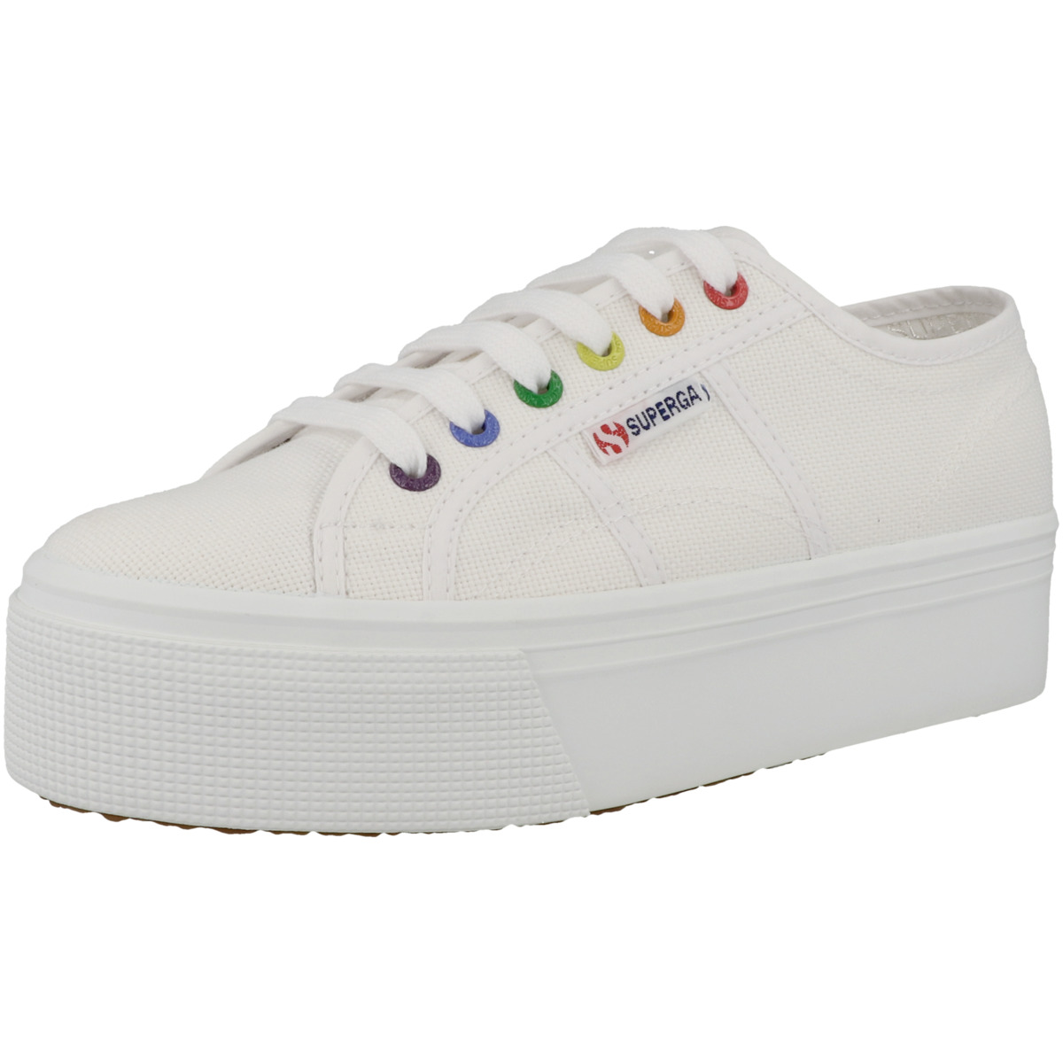 Superga 2790 Heart Outsole Patch Sneaker weiss