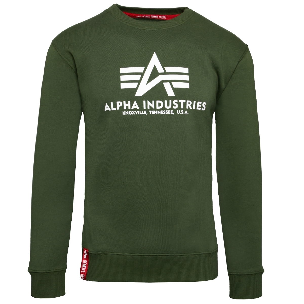 Alpha Industries Basic Sweater Sweatshirt gruen