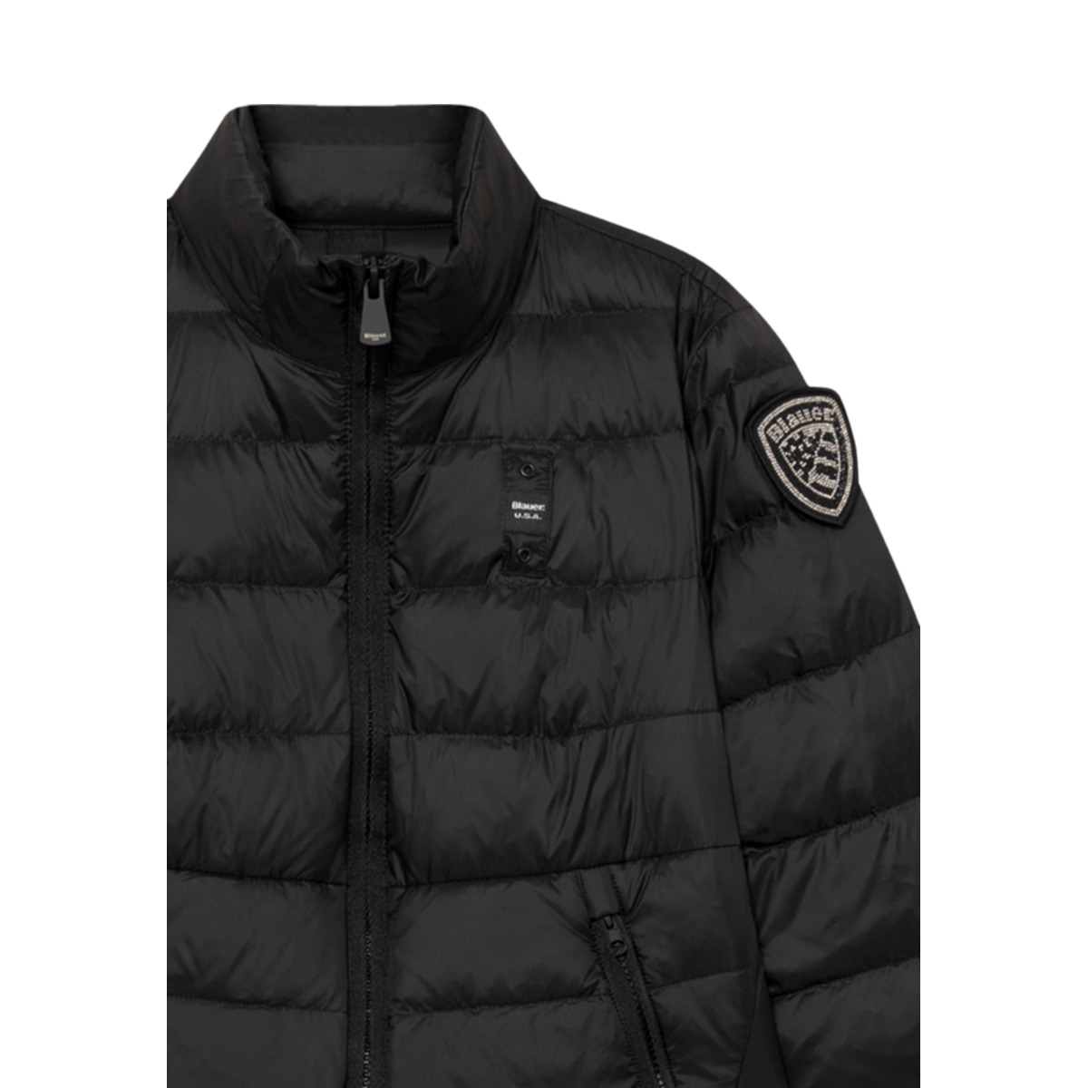 Blauer Vale Steppjacke schwarz