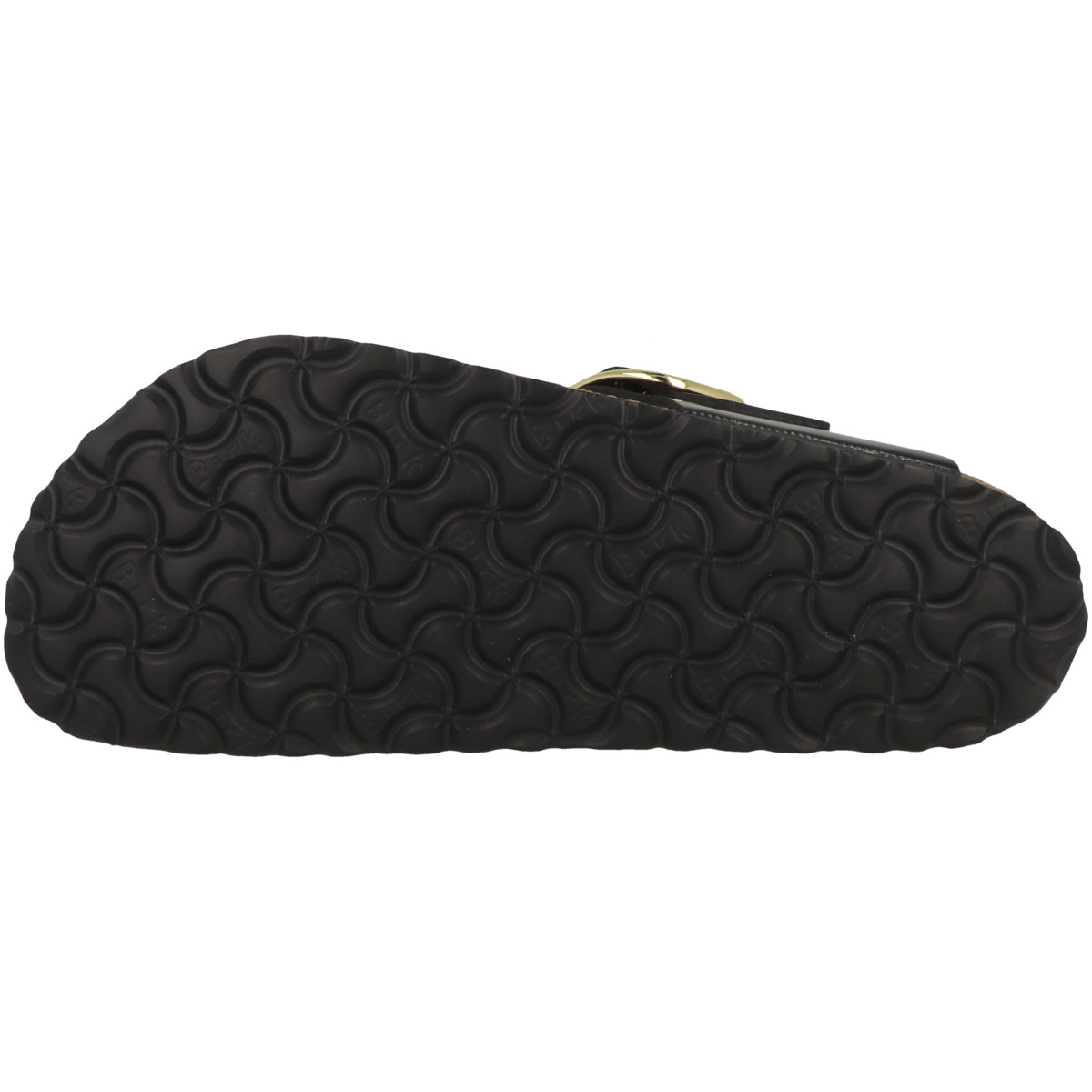 Birkenstock Gizeh Naturleder Lack Zehensandale normal schwarz