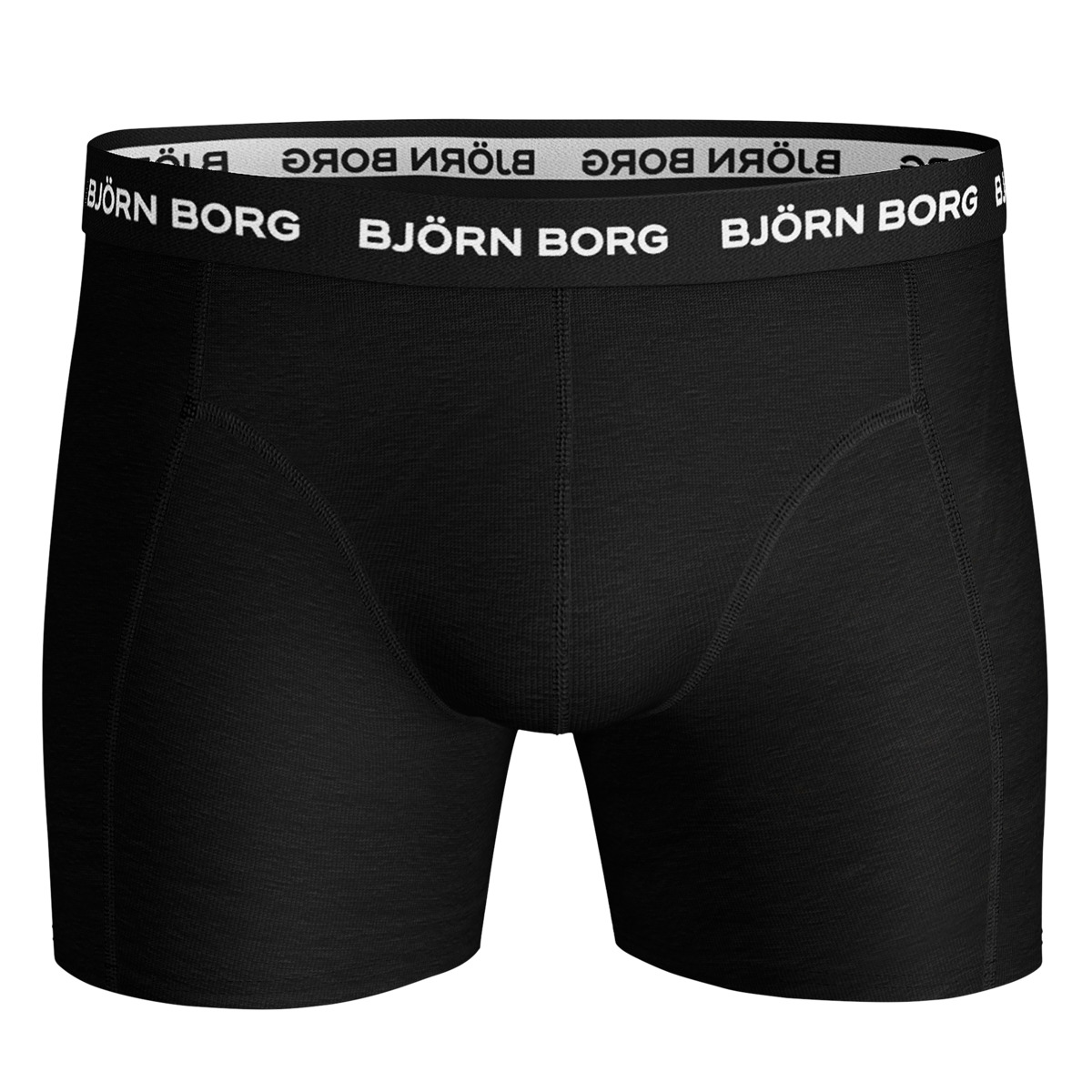 Björn Borg Solid Essential 3er Pack Boxershorts schwarz