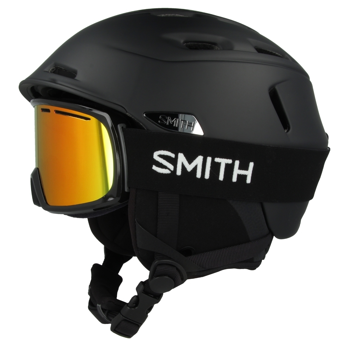 Smith Camber Range Integrated Combo Pack Helm schwarz