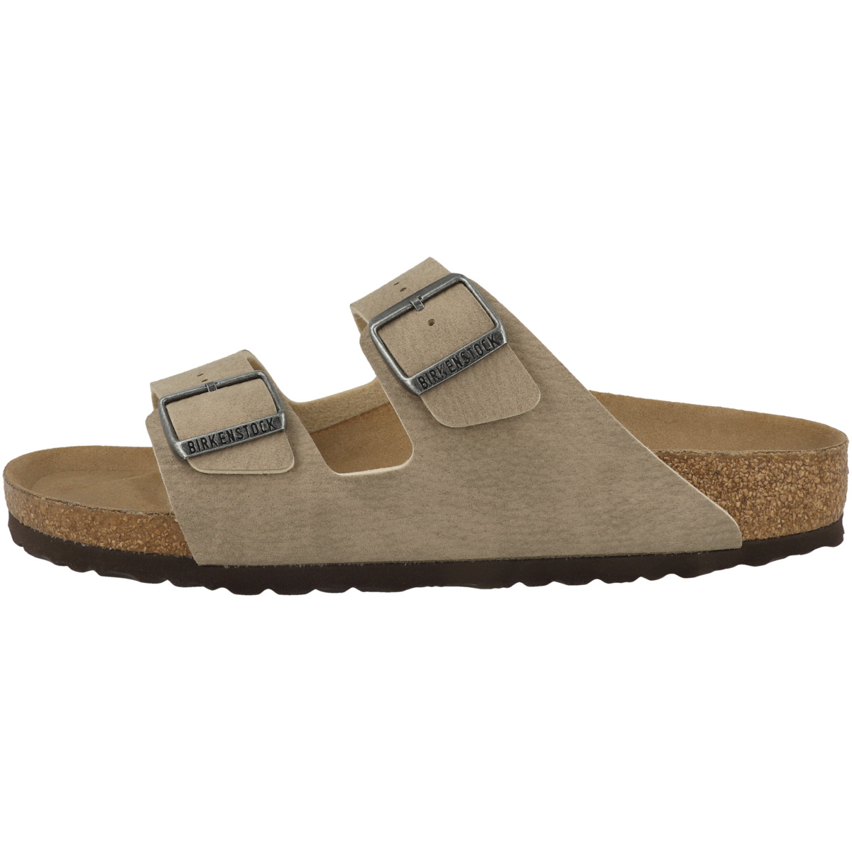 Birkenstock Arizona Synthetik Sandale schmal grau