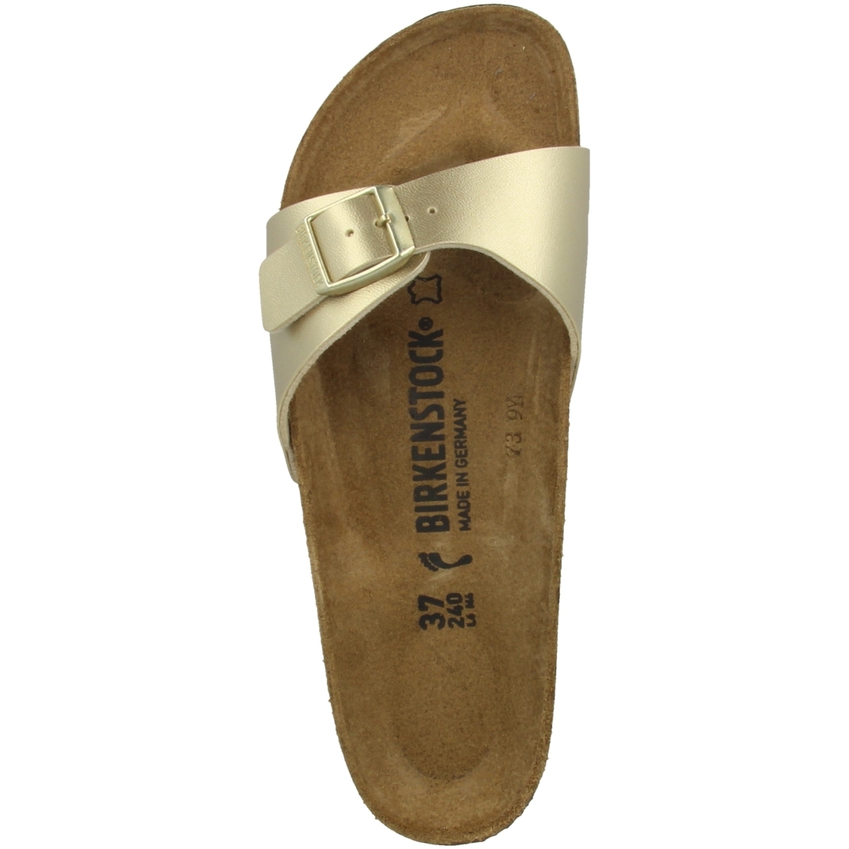 Birkenstock Madrid Birko-Flor Sandale schmal gold