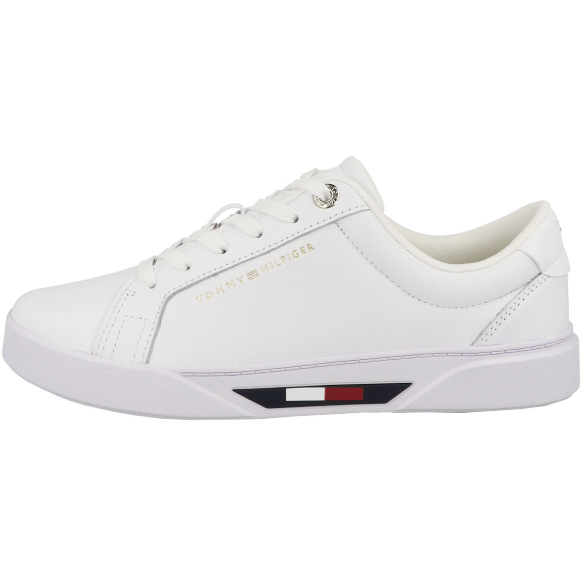 Tommy Hilfiger Global Stripes Court Sneaker weiss