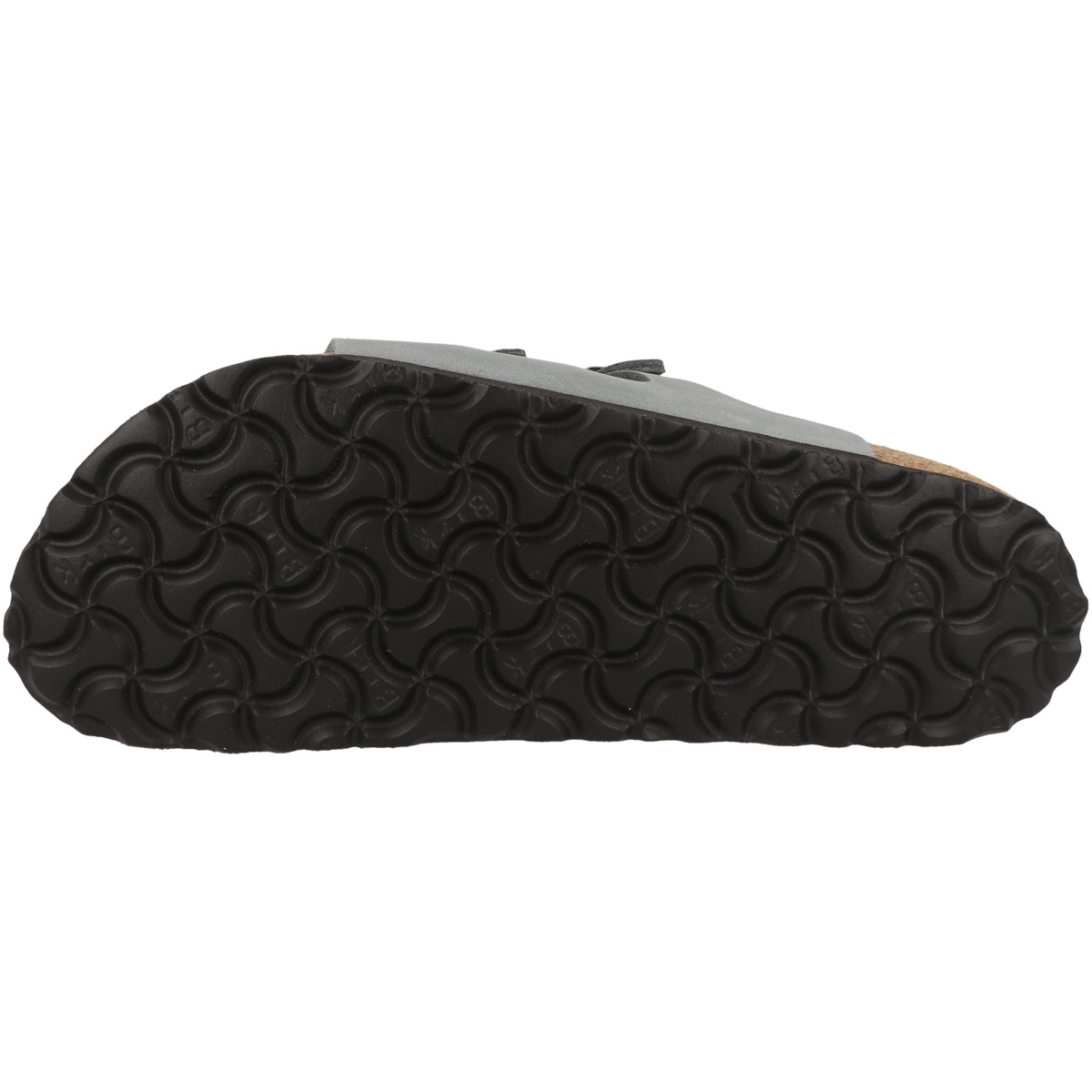 Birkenstock Florida SFB geöltes Nubukleder Sandale schmal grau