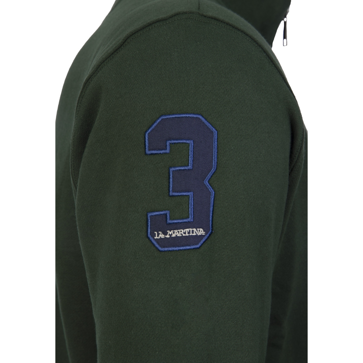 La Martina MBF301 Sweatjacke dunkelgruen