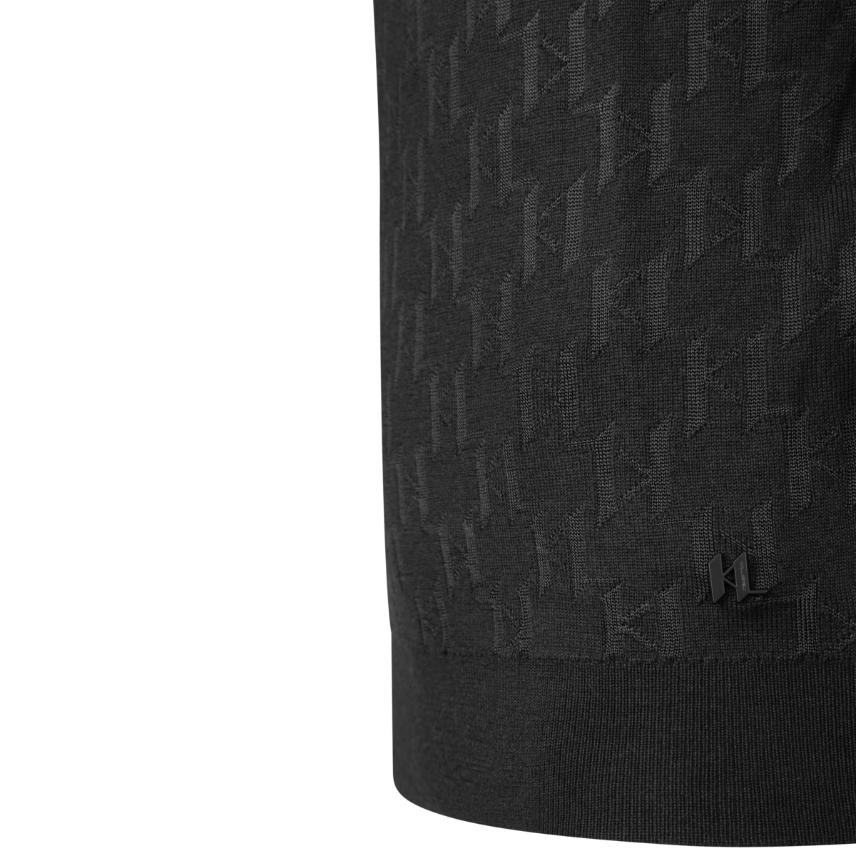 KARL LAGERFELD 655012 Langarmshirt schwarz