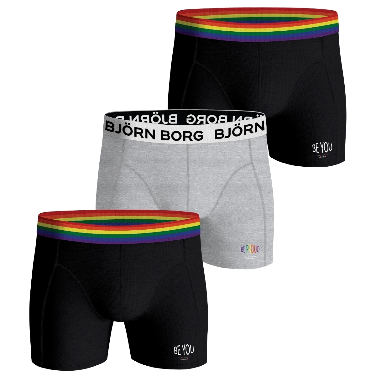Björn Borg Essential Boxer 3er Pack Boxershorts multicolor