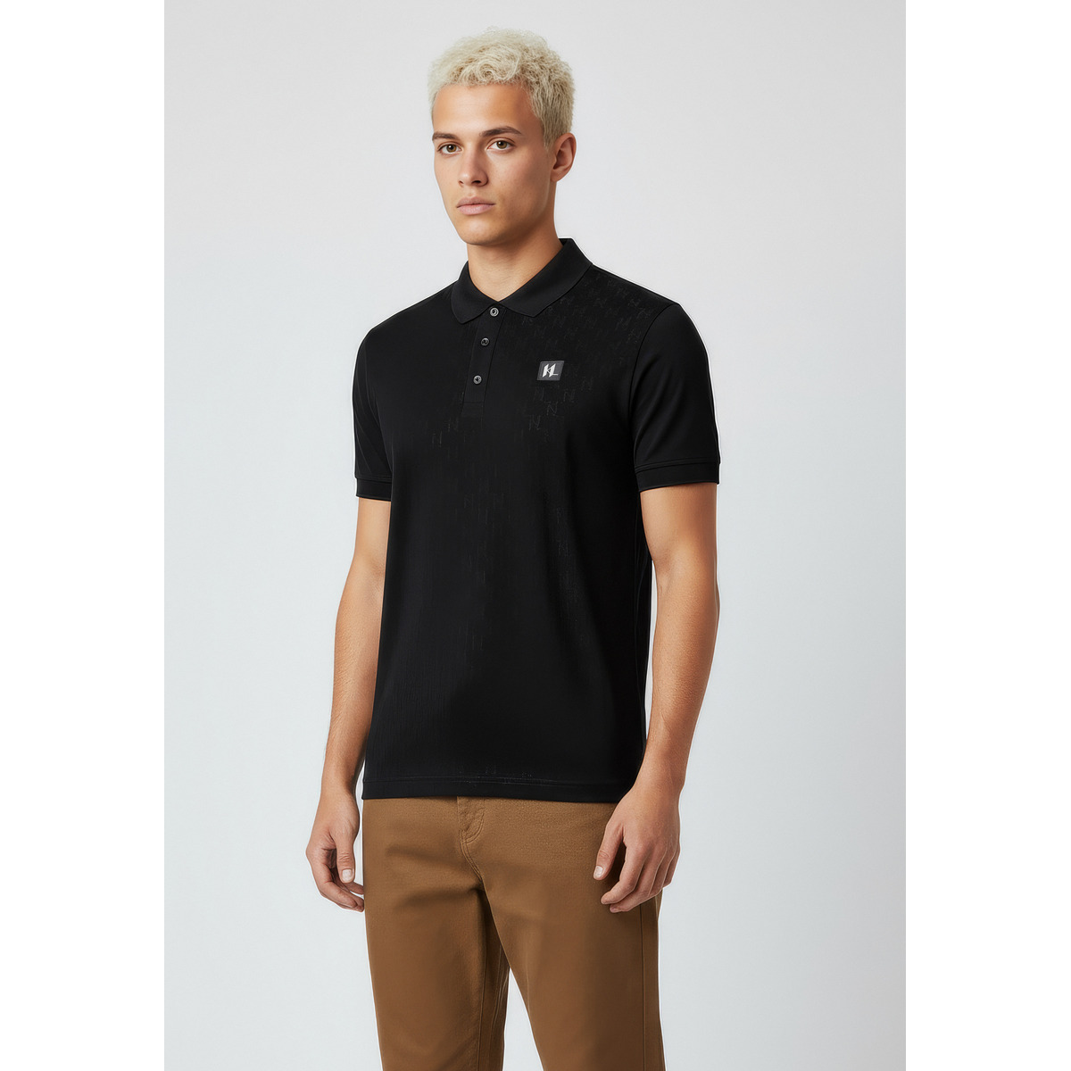 KARL LAGERFELD 745006 Poloshirt schwarz