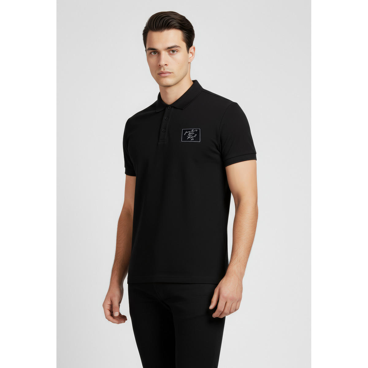 KARL LAGERFELD 745420 Poloshirt schwarz