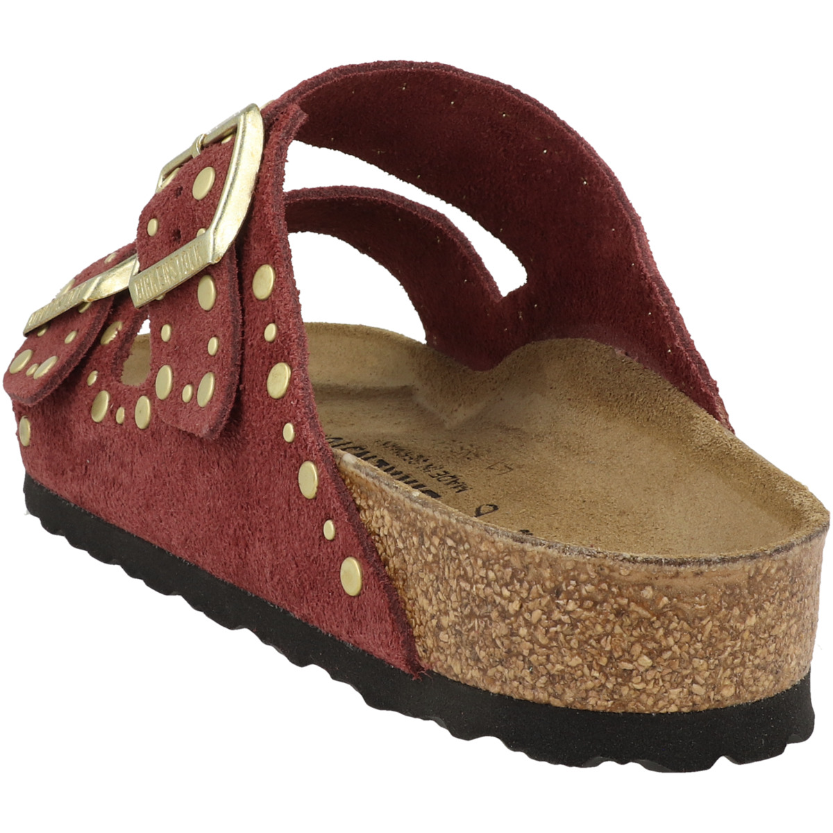 Birkenstock Arizona Rivet Veloursleder Sandale normal braun