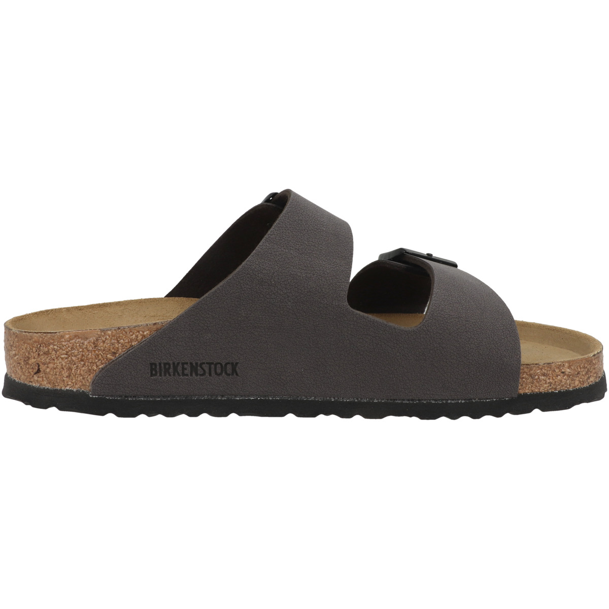 Birkenstock Arizona Birko-Flor Nubuk Sandale normal dunkelgrau