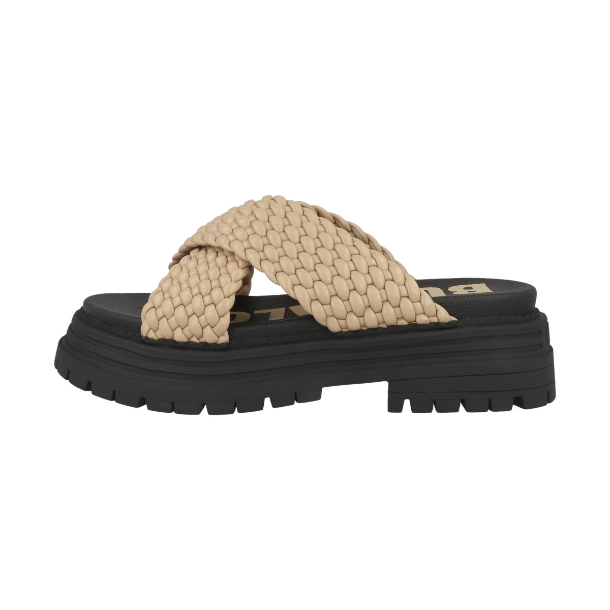 Buffalo Lennox Cross Pantolette creme