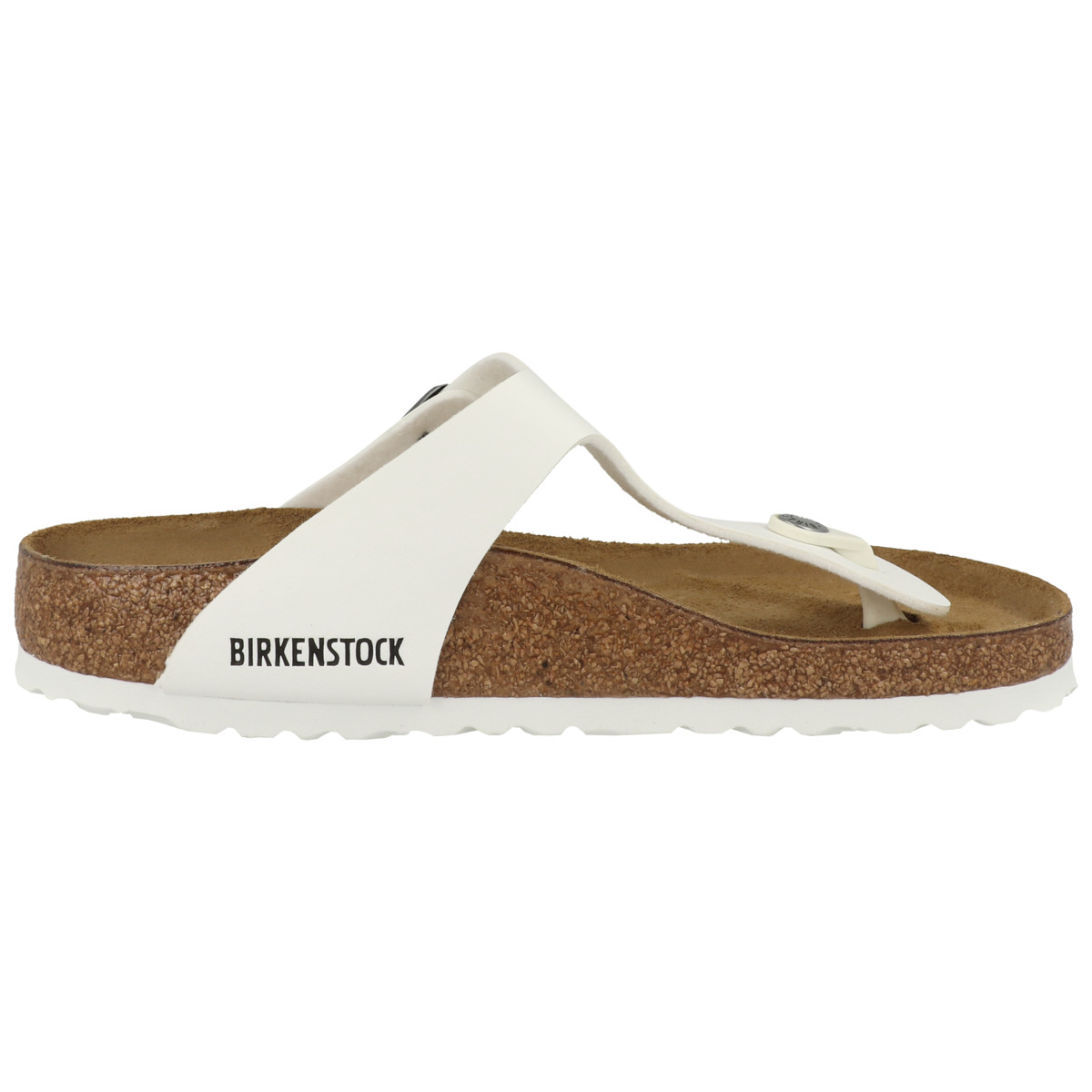 Birkenstock Gizeh Birko-Flor Sandale normal weiss