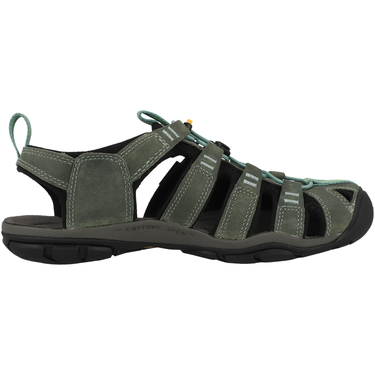 Keen Clearwater CNX Leather Sandale blau