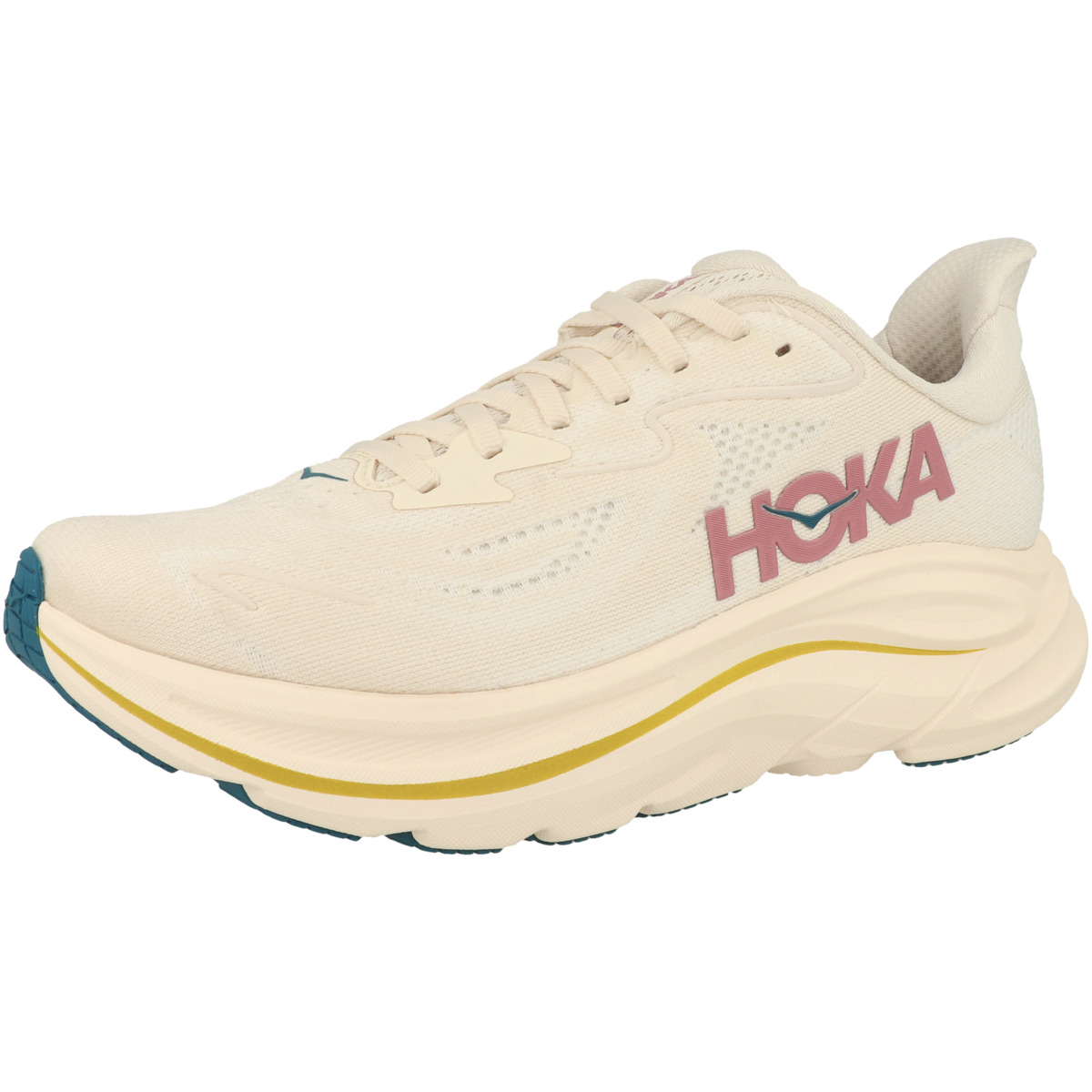 HOKA Clifton 10 Laufschuhe beige