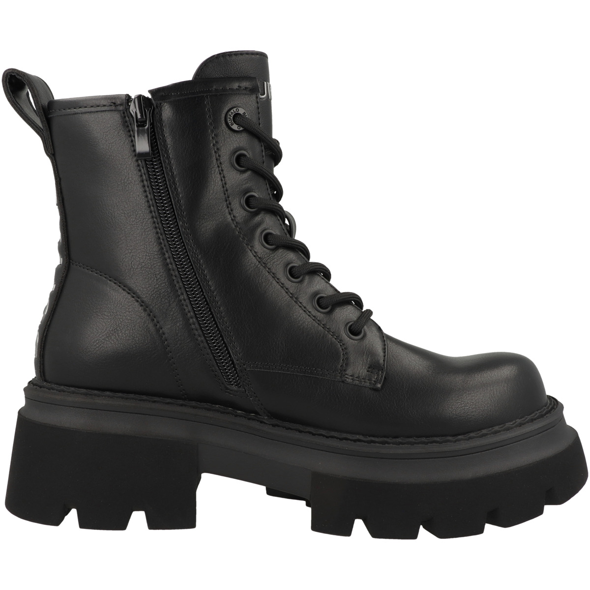 Buffalo Mave Lace Up Boots schwarz