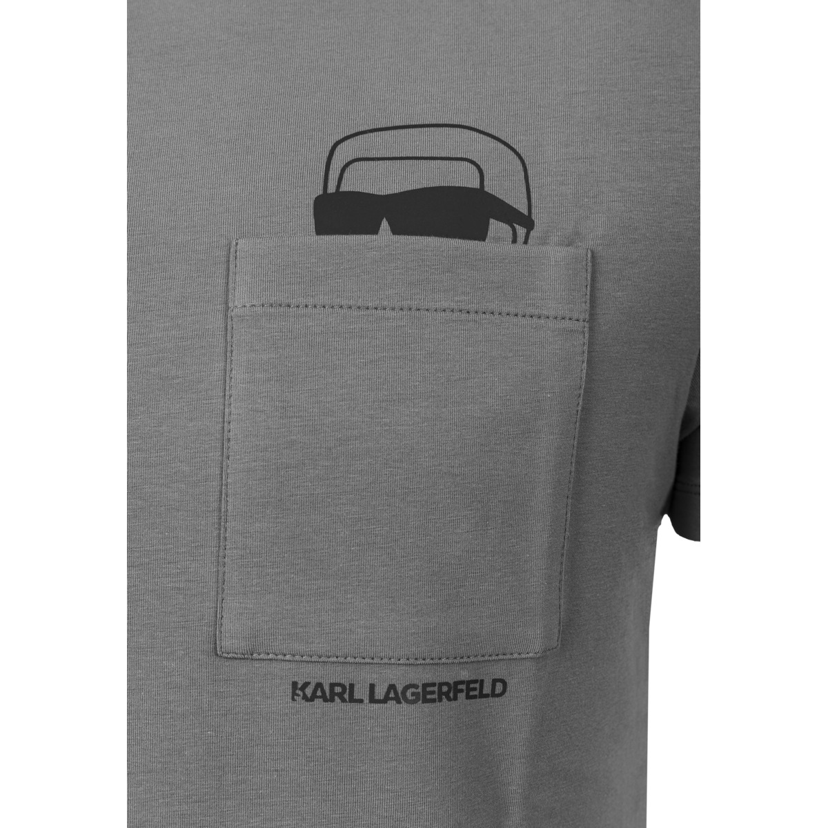KARL LAGERFELD 755047 T-Shirt dunkelgrau