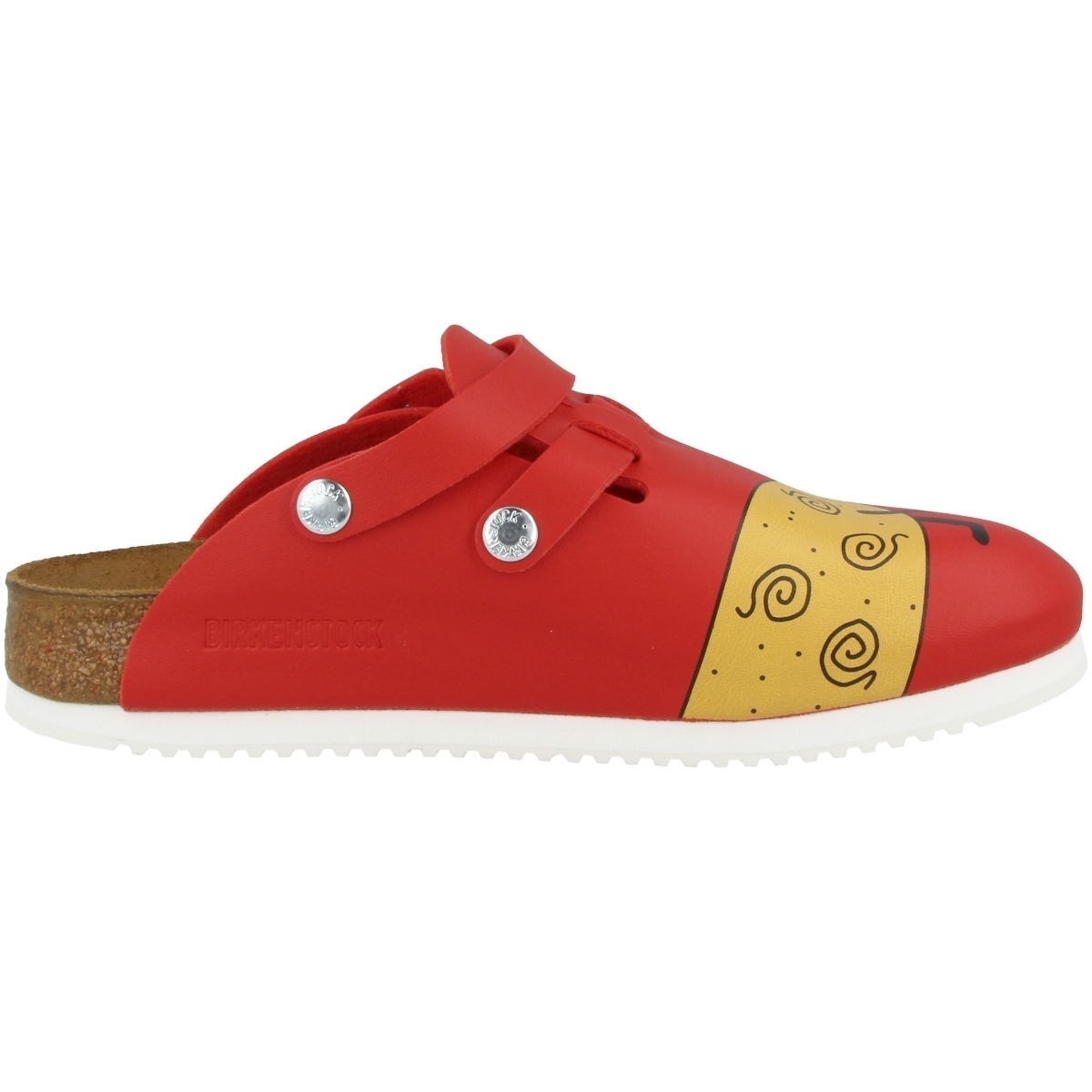 Birkenstock Kay SL Birko-Flor Clogs schmal rot