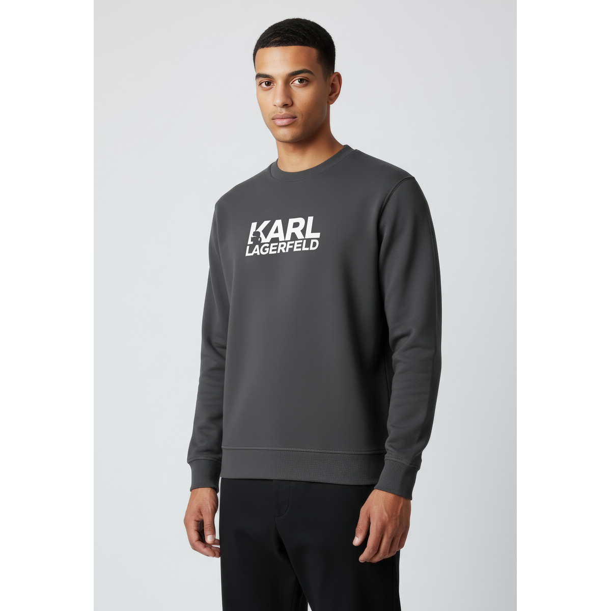 KARL LAGERFELD 705780 Pullover dunkelgrau