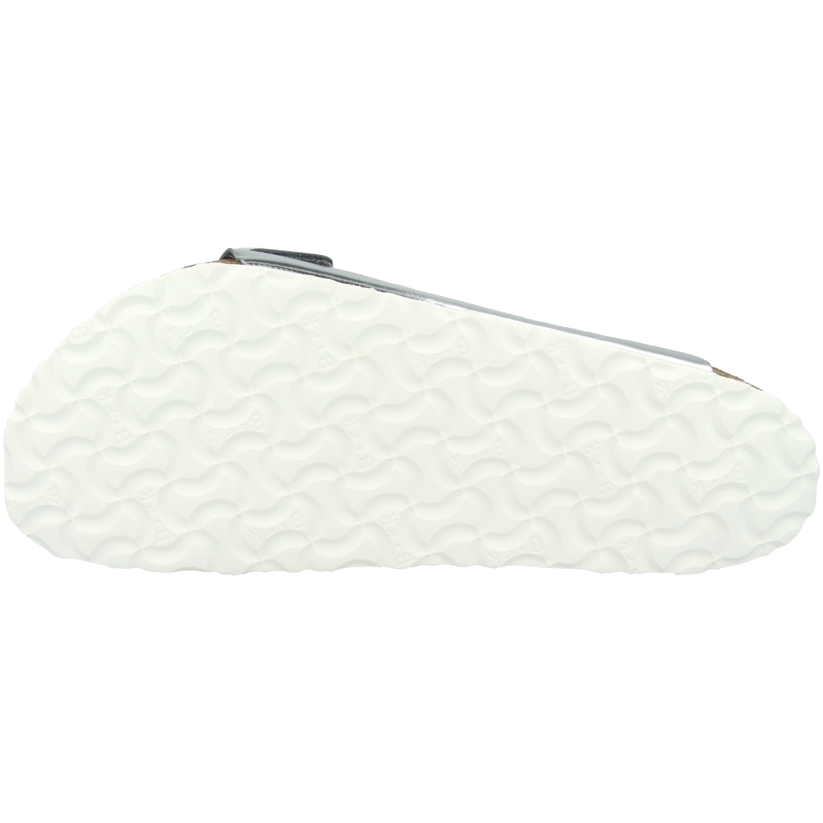 Birkenstock Arizona SFB Naturleder Sandale Weichbettung normal silber