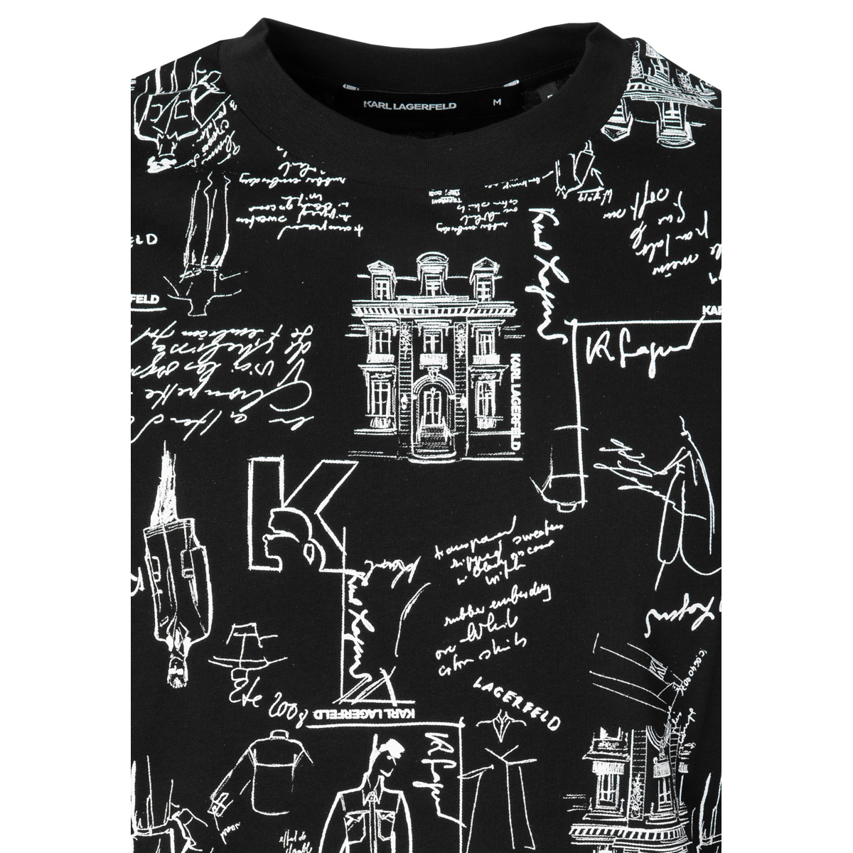 KARL LAGERFELD 755139 T-Shirt schwarz