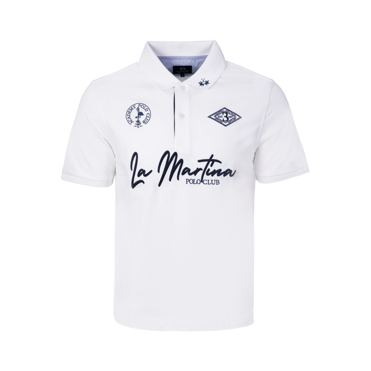 La Martina MCP301 Poloshirt weiss