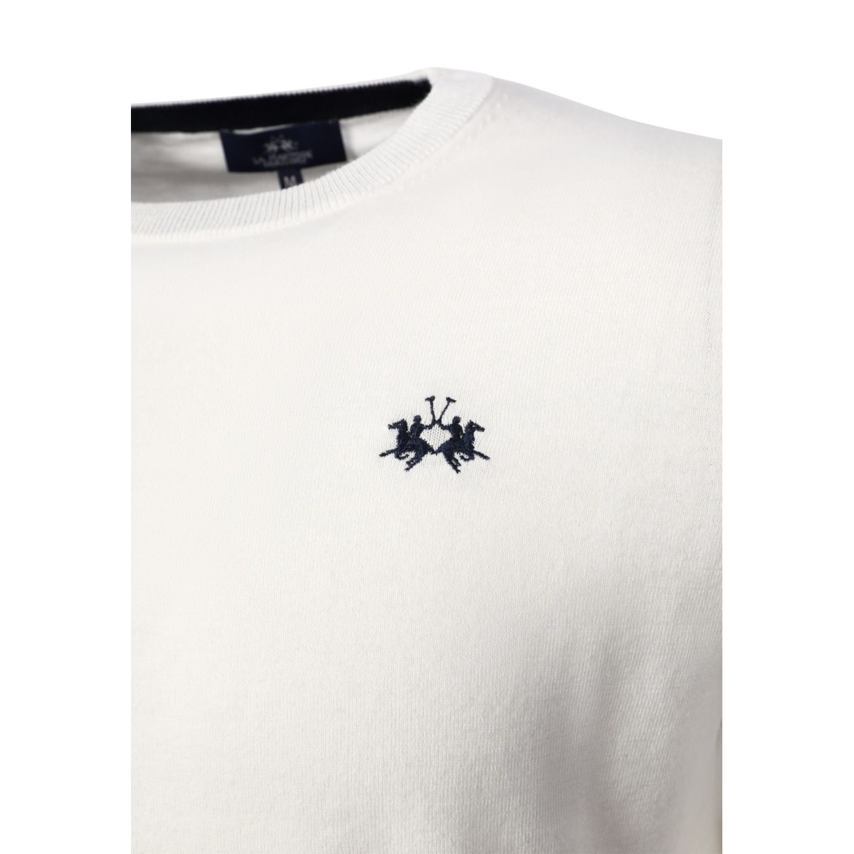 La Martina MCS010 Pullover weiss