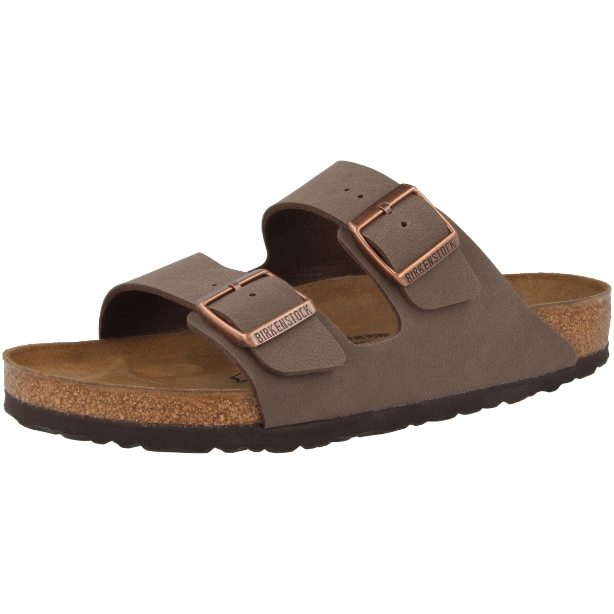 Birkenstock Arizona Birko-Flor Nubuk Sandale normal braun