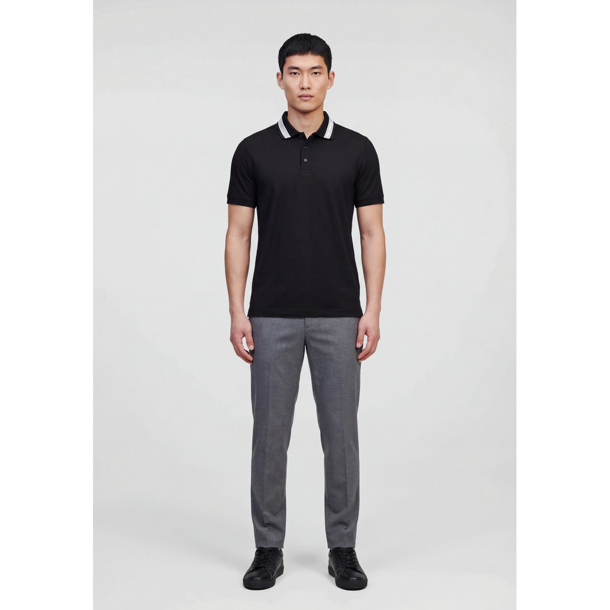 KARL LAGERFELD 745001 Poloshirt schwarz