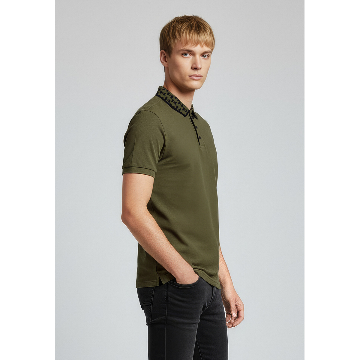 KARL LAGERFELD 745003 Poloshirt dunkelgruen