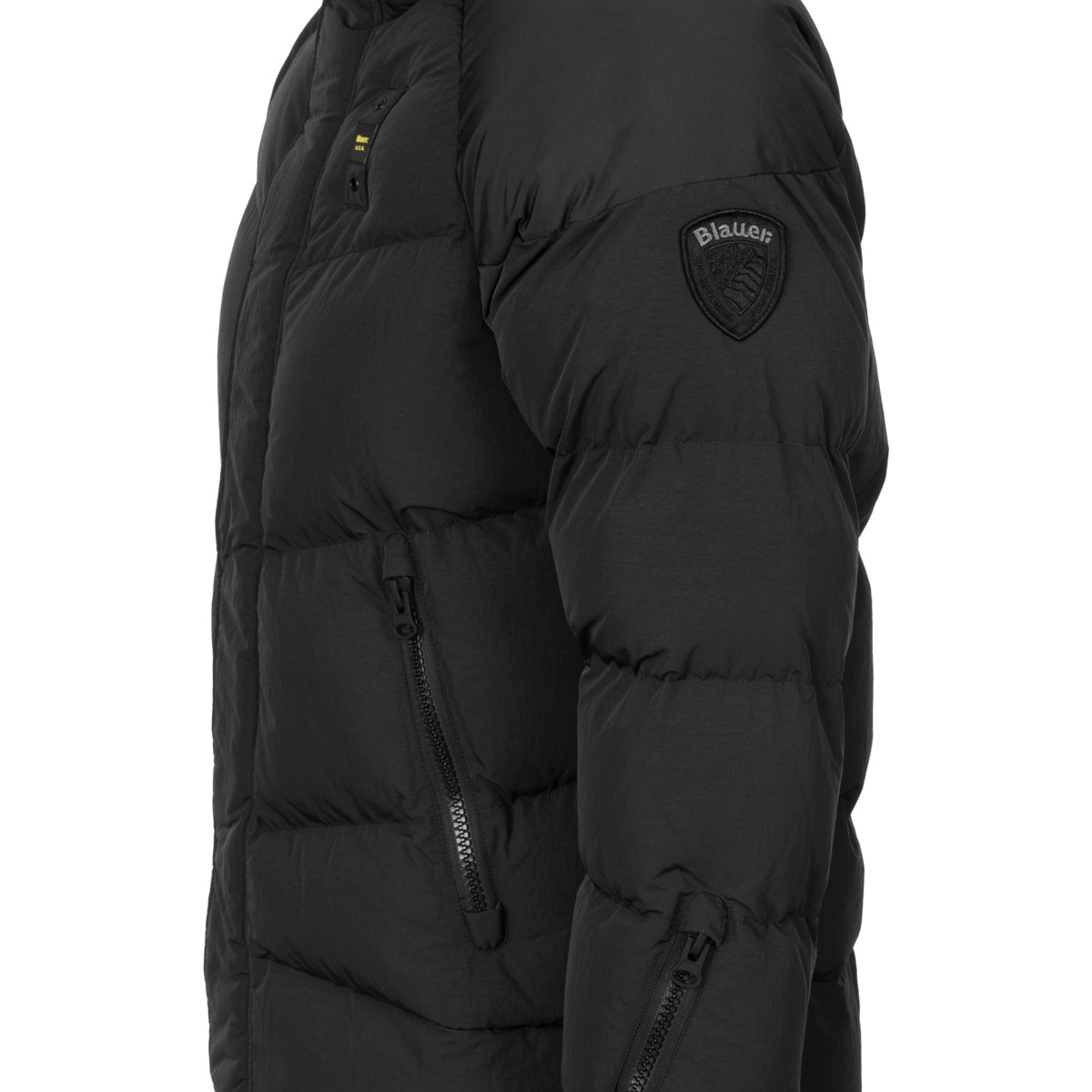 Blauer Crown Winterjacke schwarz