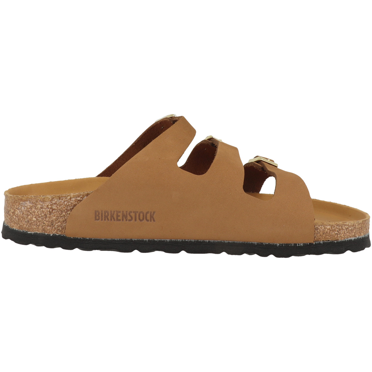 Birkenstock Florida Fresh Nubukleder Sandale schmal braun