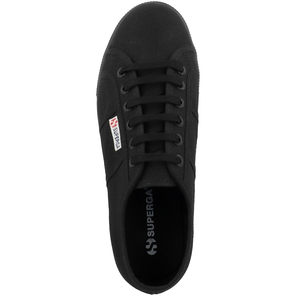 Superga 2790 Platform Shaded Lettering Sneaker schwarz